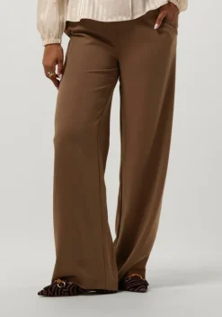 bruine another label wijde broek izzy pants