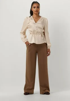 bruine another label wijde broek izzy pants