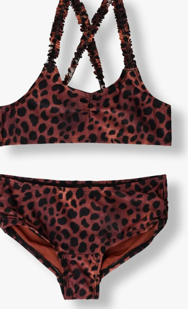 bruine beachlife bikini's leopard lover bikiniset