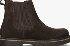 bruine birkenstock chelsea boots highwood slip on men