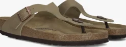 bruine birkenstock teenslippers gizeh heren