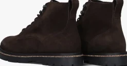 bruine birkenstock veterboots highwood lace mid m