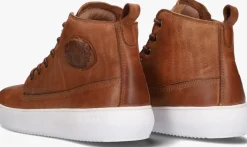 bruine blackstone hoge sneakers aspen