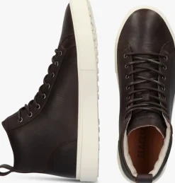 bruine blackstone hoge sneakers ruby innik