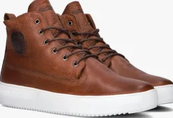 bruine blackstone hoge sneakers aspen