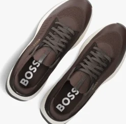 bruine boss lage sneakers ttnm evo runn