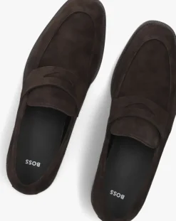 bruine boss nette schoenen limber