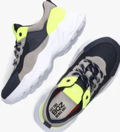 bruine braqeez lage sneakers af neel