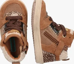 bruine bunniesjr hoge sneakers pascal pit