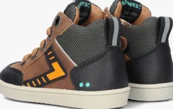 bruine bunniesjr hoge sneakers philip pit