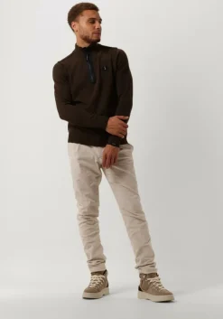 bruine butcher of blue trui clifden halfzip