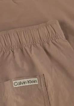 bruine calvin klein korte broek pull-on short