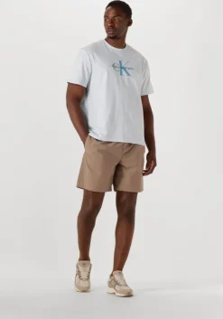 bruine calvin klein korte broek pull-on short