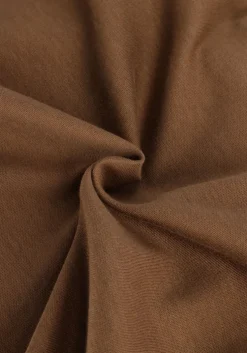 bruine calvin klein polo smooth cotton slim ls polo