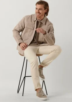 bruine calvin klein t-shirt monologo mineral dye tee