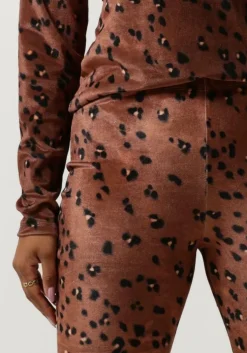 bruine catwalk junkie flared broek tr megan