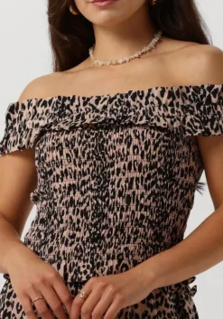 bruine catwalk junkie top off-shoulder smock top