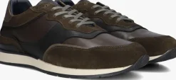 bruine clay lage sneakers cl124h540