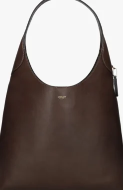 bruine coach schoudertas brooklyn shoulder bag 39