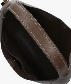 bruine coach schoudertas brooklyn shoulder bag 39