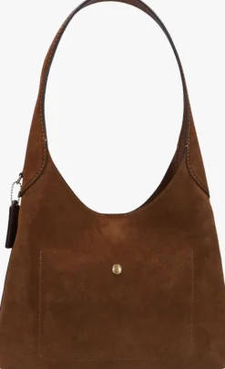 bruine coach schoudertas brooklyn 28