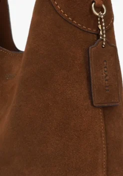 bruine coach schoudertas brooklyn 28