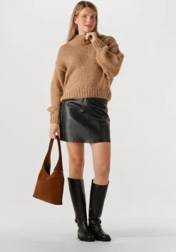 bruine coach schoudertas brooklyn 28