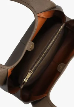 bruine coach schoudertas lana