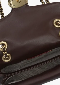 bruine coach schoudertas tabby 20 qlt