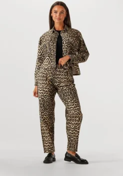 bruine co'couture blouses leocc denim crop shirt