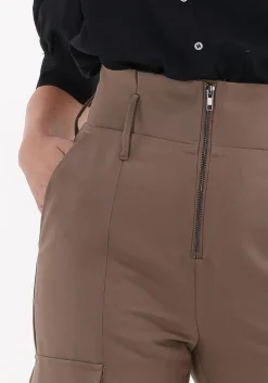 bruine co'couture cargobroeken kyle utility pant