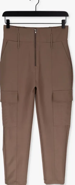 bruine co'couture cargobroeken kyle utility pant