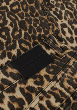 bruine co'couture straight leg jeans leo denim panel pant