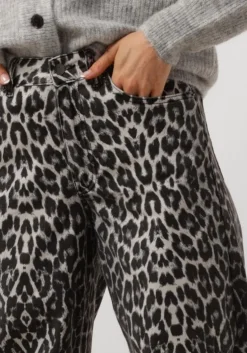 bruine co'couture straight leg jeans leo denim panel pant