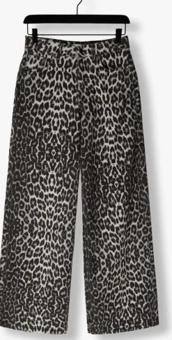 bruine co'couture straight leg jeans leo denim panel pant