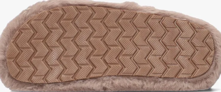 bruine colors of california pantoffels heart