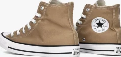 bruine converse hoge sneakers chuck taylor all star hi dames