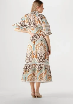 bruine dea kudibal maxi jurk elina