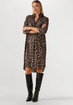 bruine dea kudibal mini jurk kamilles