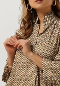 bruine dea kudibal mini jurk kamille ev