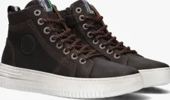 bruine develab hoge sneakers 45915