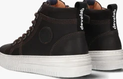 bruine develab hoge sneakers 45915
