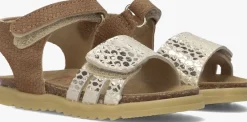 bruine develab platte sandalen 48500