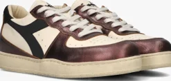 bruine diadora hoge sneakers met basket sneaker