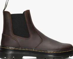bruine dr martens chelsea boots embury m