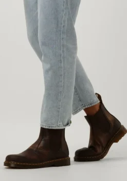bruine dr martens chelsea boots 2976 ys m