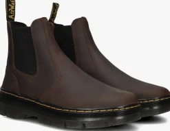 bruine dr martens chelsea boots embury w