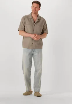 bruine drykorn casual overhemd lauwernz 522160