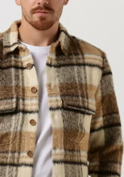 bruine drykorn overshirt seled 146297