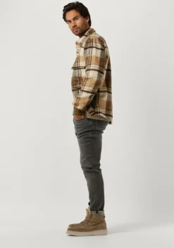 bruine drykorn overshirt seled 146297